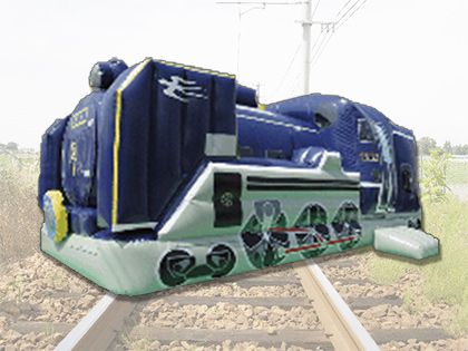 ふわふわ機関車ドーム レンタル