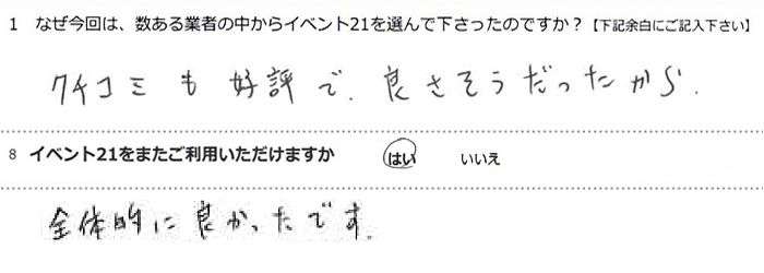 �N�`�R�~���D�]�ŗǂ���������������
�S�̓I�ɗǂ������ł��B