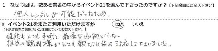 �l�����^�����\���������߁B
�l�i���ƂĂ��荠�ōœK�ȕi���ł����B�S���̒߉��l���ƂĂ��e�؂ɖ����Ή����ĉ������܂����B