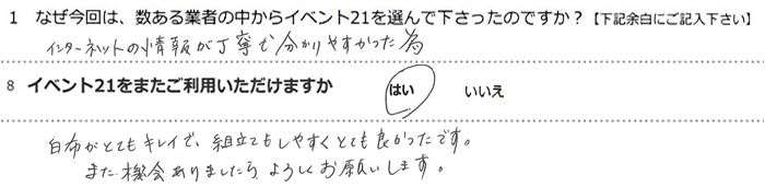 �C���^�[�l�b�g�̏�񂪒��J�ŕ�����₷�������ׁB
���z���ƂĂ��L���C�ŁA�g�ݗ��Ă����₷���ƂĂ��ǂ������ł��B
�܂��A�@�����܂�����A��낵�����肢���܂��B