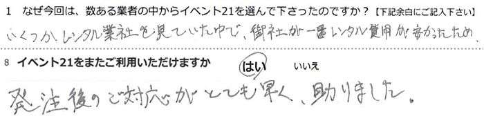 �����������^���Ǝ҂����Ă������ŁA��Ђ���ԃ����^����p�������������߁B
������̂��Ή����ƂĂ������A������܂����B