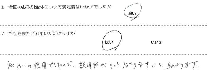 ���߂Ă̎g�p�ł����̂ŁA�������������ƕ�����₷���Ə�����܂��B