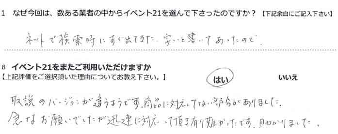 �l�b�g�������ɂ����o�Ă����B�����Ə����Ă������̂ŁB
�}�Ȃ��肢�ł������v���ɑΉ����Ă��������L�������ł��B
������܂����B