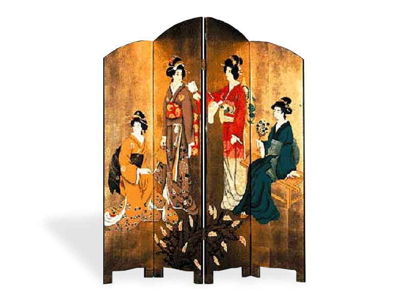 美人画衝立 レンタル