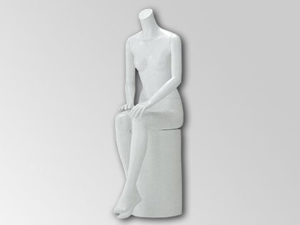 女性用腰掛け型マネキン レンタル