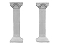 ローマ神殿風柱オブジェ レンタル