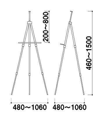 デッサンイーゼル レンタル