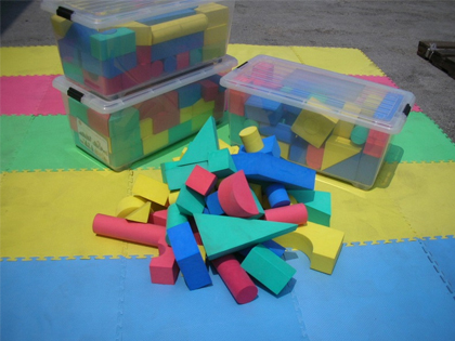 柔らかい積み木 レンタル