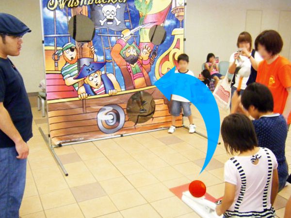 発射台つき的入れゲーム レンタル