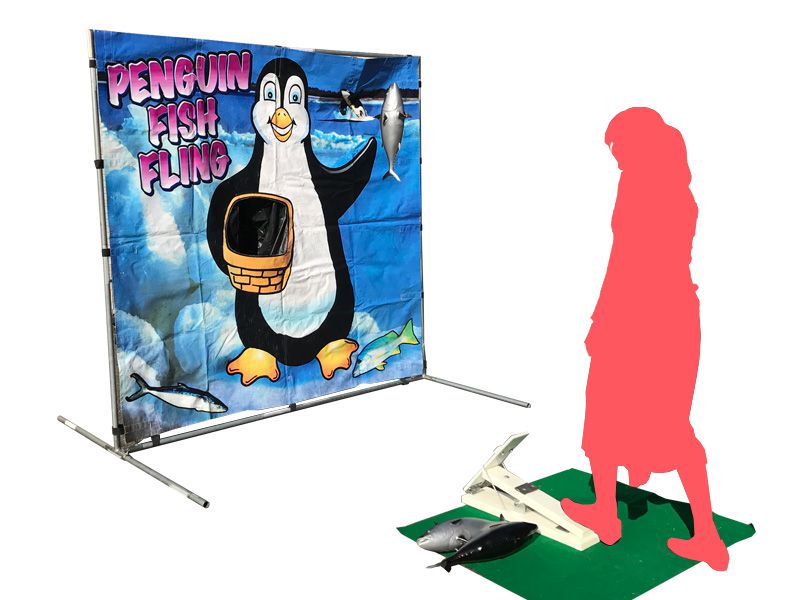 ペンギンと魚の抽選ゲーム レンタル