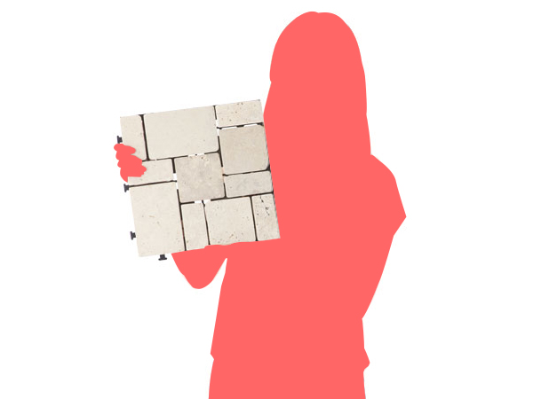 石目調タイルマット レンタル