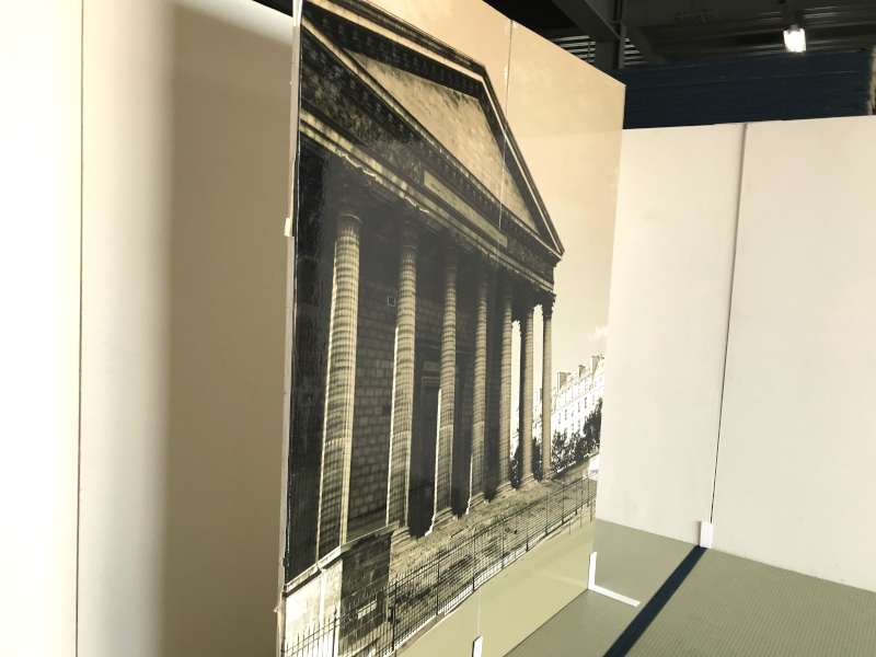 神殿柄パーテーション レンタル