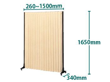 アコーディオンパーティション レンタル