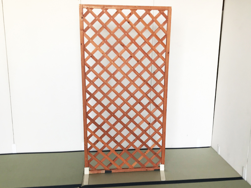 木製ラティスパーテーション レンタル