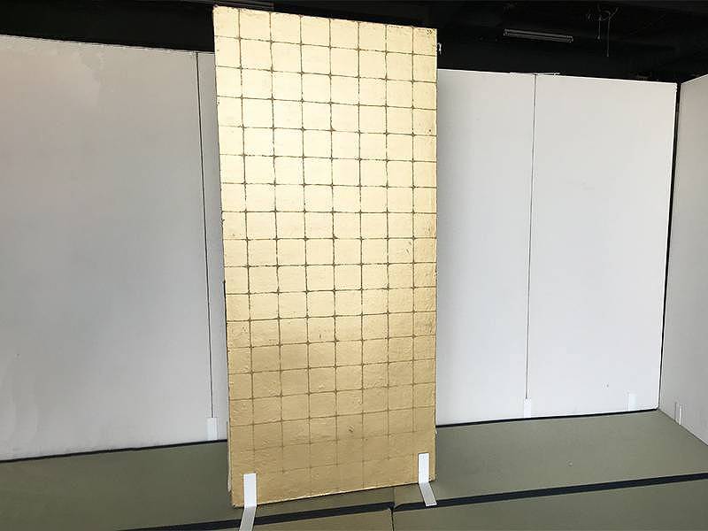金色パーテーション レンタル