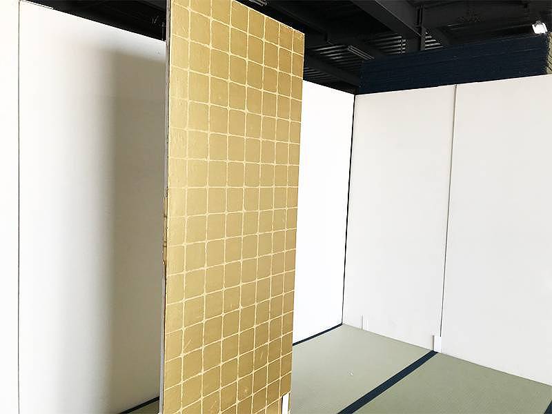 金色パーテーション レンタル