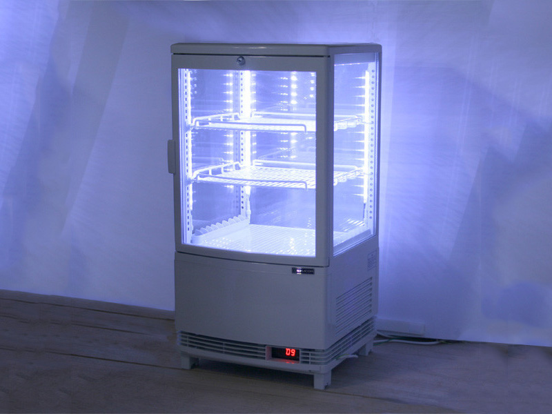 LED冷蔵ガラスケース(63L)